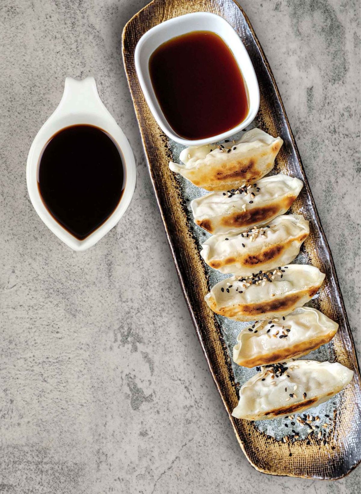 gyoza z kaczką